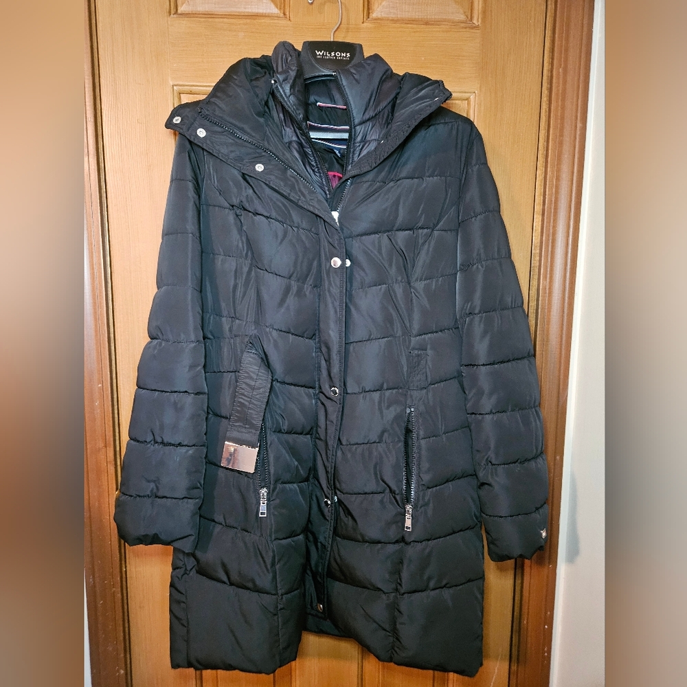 Tommy Hilfiger Black Puffer Coat